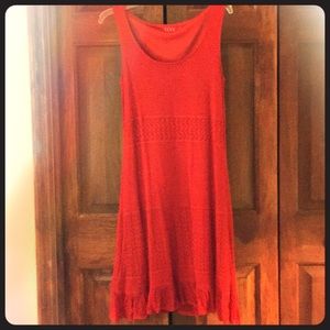 Flapper Style Red Dress